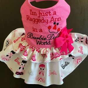 Puppy Barbie Harness Dress Size small